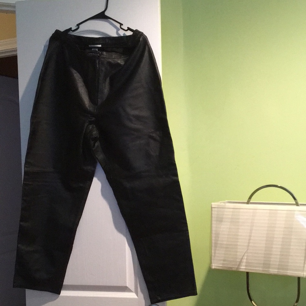 Ladies Genuine leather pants!